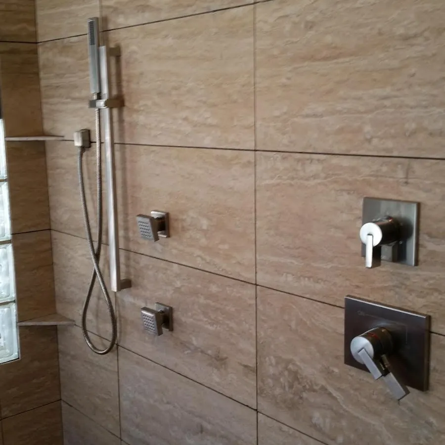 Shower fixture installation for Water Heater Replacement in Anaheim